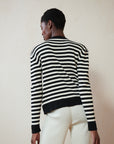 FINN RIBBED PULLOVER | stripe | organic