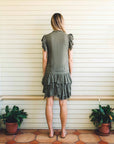 FRADES DRESS | sage | WAREHOUSE SALE