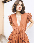 FRADES DRESS | clay | WAREHOUSE SALE