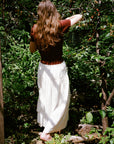 RUIE SKIRT | salt gingham | organic
