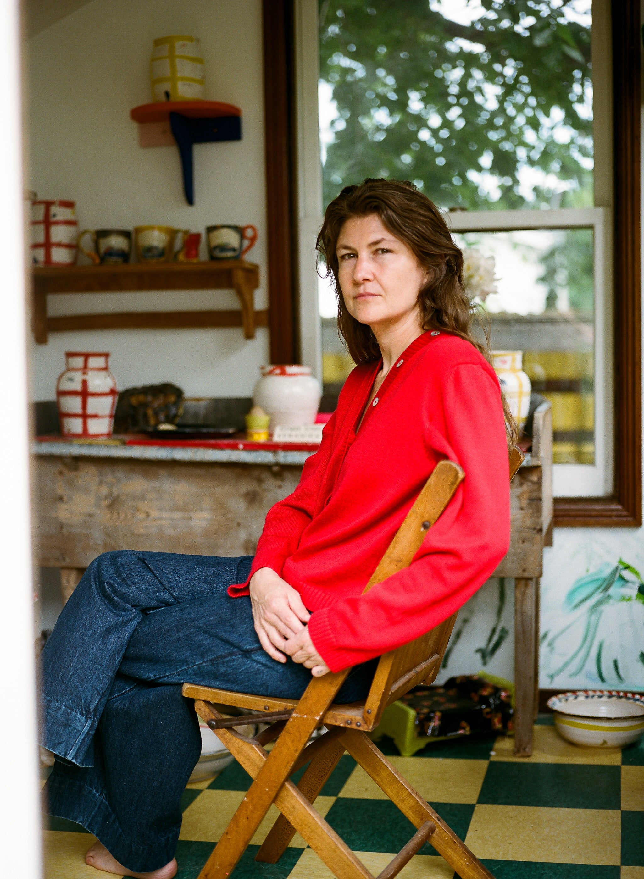 SLOANE TROUSER | indigo denim | organic