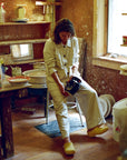 SLOANE TROUSER | bone denim | organic