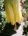 RUIE SKIRT | citron plaid | organic