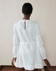 HEDDA DRESS | bone | organic + earth dyed