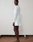 HEDDA DRESS | bone | organic + earth dyed