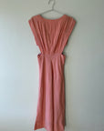 BELÉN DRESS | coral stripe | WAREHOUSE SALE