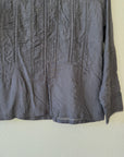 CYNTHIA BLOUSE | charcoal | WAREHOUSE SALE