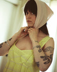 HENRETTA DRESS | citron plaid | organic