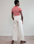 SLOANE TROUSER | bone denim | organic