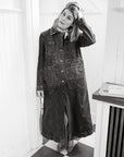 CONRAD CAR COAT | denim | organic + earth dyed