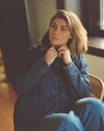 CONRAD CAR COAT | denim | organic + earth dyed