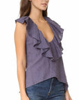 LEIB TOP | violet | WAREHOUSE SALE