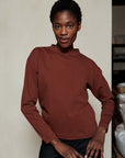 LONG SLEEVE TEE | maple | organic