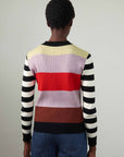 MAIZY RIBBED PULLOVER | stripe | organic