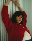 BRUSHED CARDI | piquillo