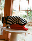 CHUNKY OVERSIZED JUMPER | ecru stripe