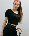 MAHI TOP | noir