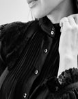 MAYA BLOUSE | noir | organic