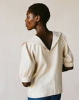 RIVETT BLOUSE | wheat | WAREHOUSE SALE
