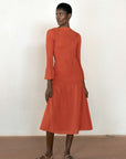 LYNDALE DRESS | yam | organic + earth dyed