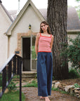 SLOANE TROUSER | indigo denim | organic