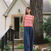 SLOANE TROUSER | indigo denim | organic