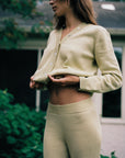 RIBBED GALLO PANT | pear