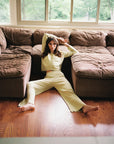 RIBBED GALLO PANT | pear