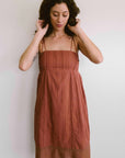 ESTIE DRESS | clay | WAREHOUSE SALE