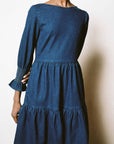 LANGER DRESS | denim | WAREHOUSE SALE
