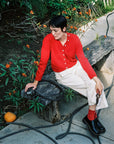 BUTTON CARDI | piquillo | organic