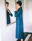 CONRAD CAR COAT | denim | organic + earth dyed