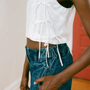 TAHINI TOP | salt | organic + earth dyed