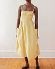 MATCHA DRESS | butter | organic + earth dyed