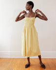 MATCHA DRESS | butter | organic + earth dyed