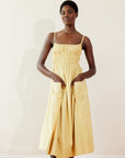 MATCHA DRESS | butter | organic + earth dyed