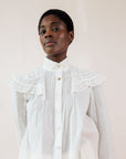 MAYA BLOUSE | bone | organic