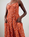 MATCHA DRESS | palm | organic