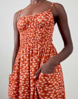 MATCHA DRESS | palm | organic