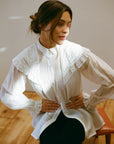 MAYA BLOUSE | bone | organic