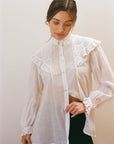 MAYA BLOUSE | bone | organic