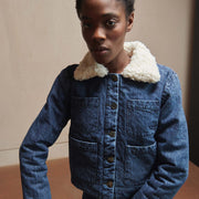 MILO JACKET | denim | organic + earth dyed