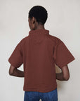 MOCKNECK TEE | maple | organic