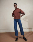 MOCKNECK TEE | maple | organic