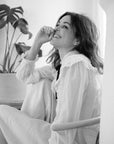 MAYA BLOUSE | bone | organic