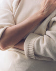 CHUNKY OVERSIZED JUMPER | ecru