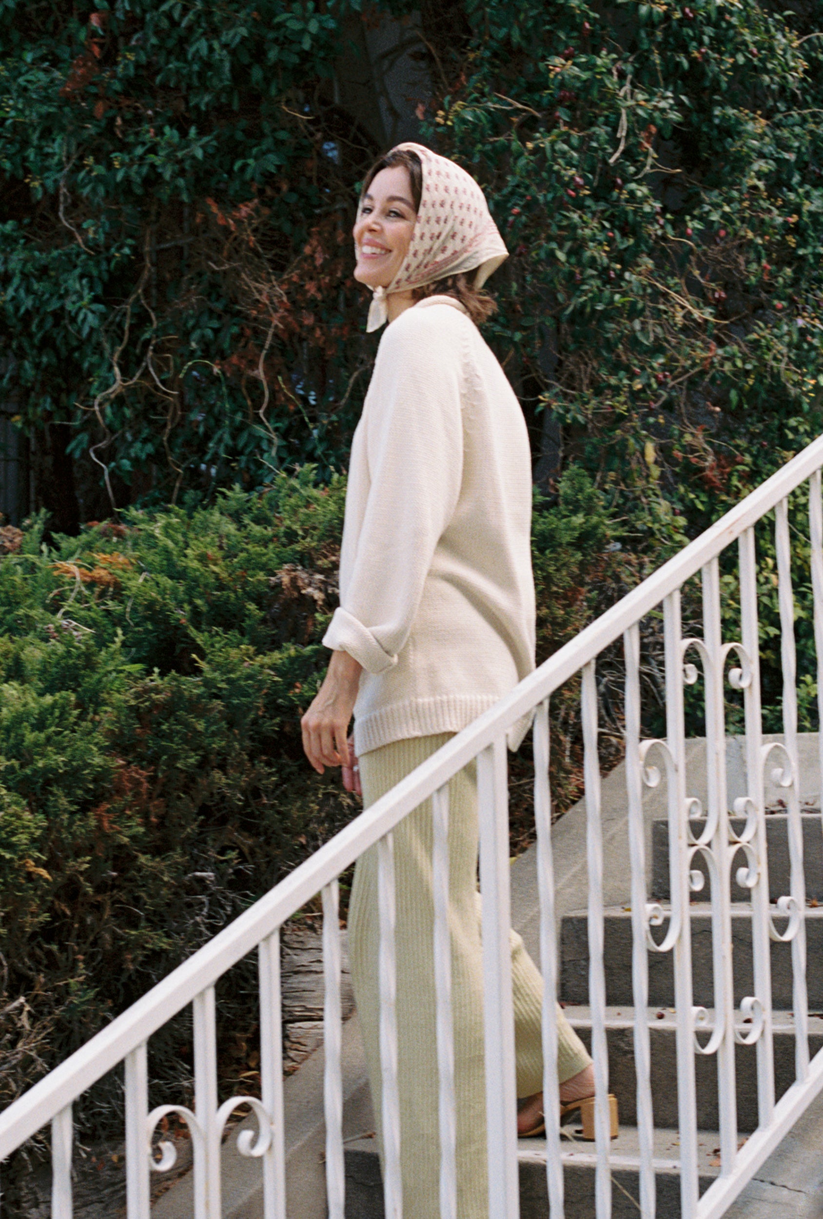 RIBBED GALLO PANT | pear
