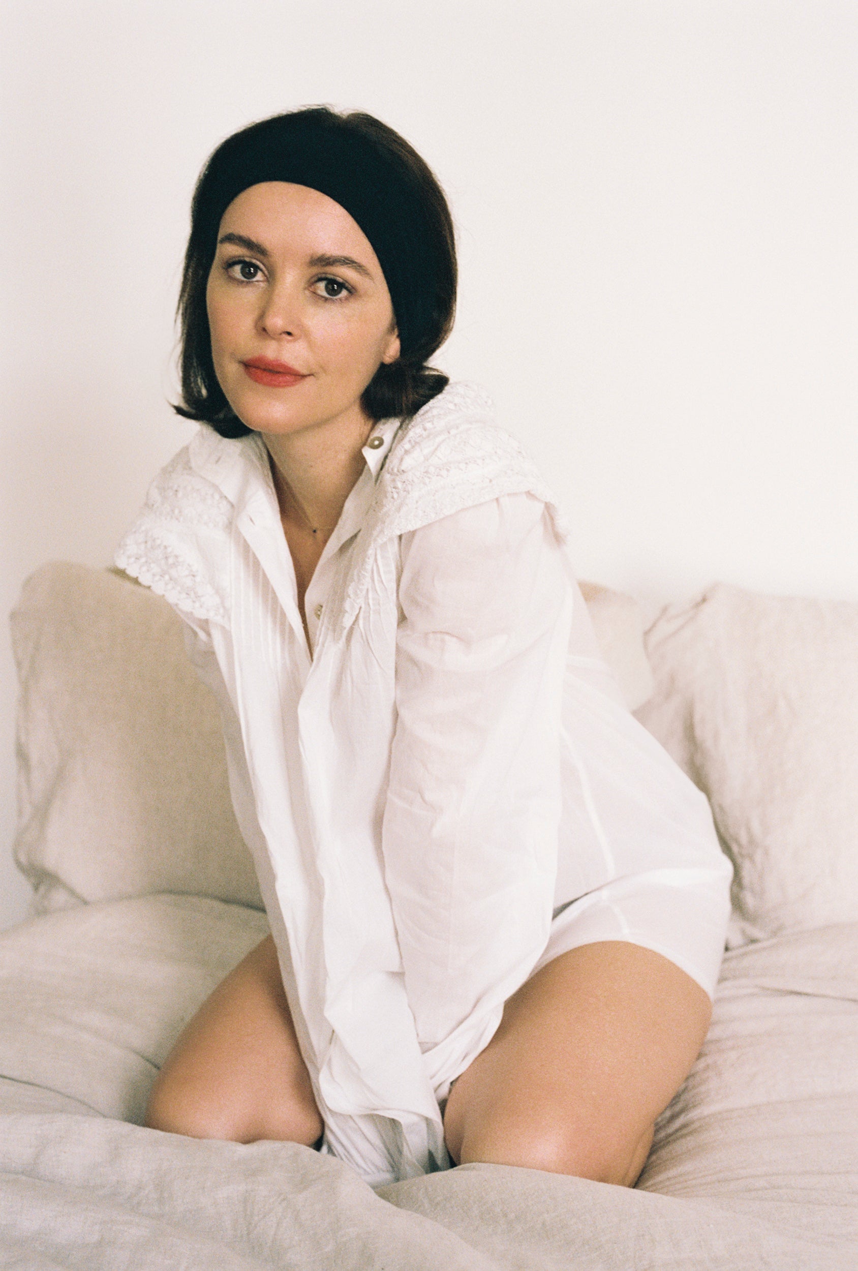 MAYA BLOUSE | bone | organic