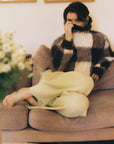 RIBBED GALLO PANT | pear