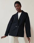 RONIN BLAZER | noir | organic